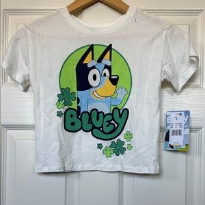 White Bluey Graphic T-Shirt